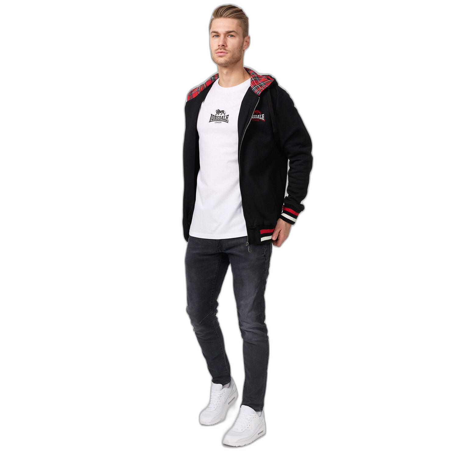 Sudadera con capucha y cremallera Lonsdale Lancaster 4/5