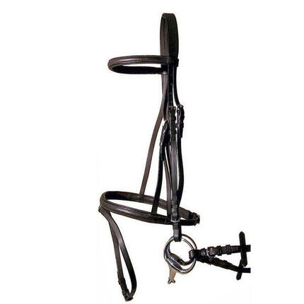 Bridons pour cheval profil cuir gommé Tattini