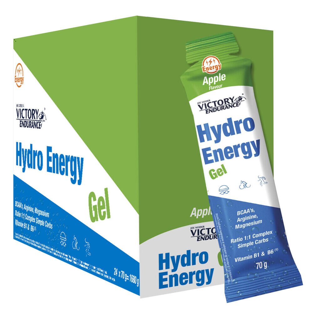 Victory Endurance - Gels Énergétiques - Hydro Energy Gel - Pomme - Dosette Isotonique - Decathlon