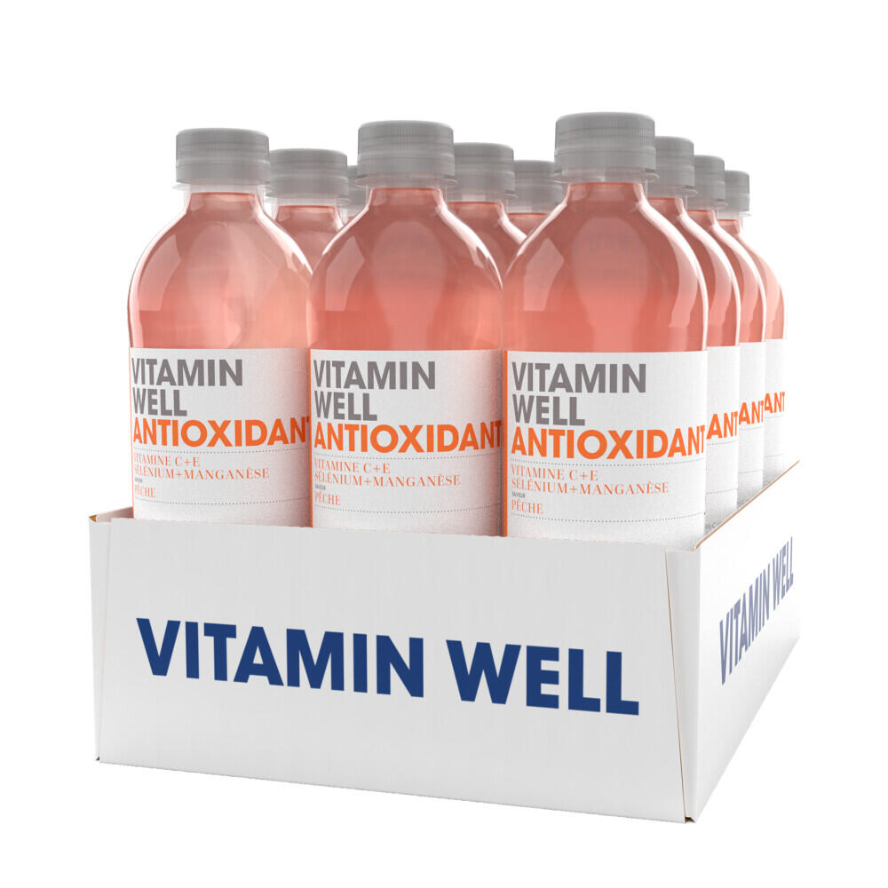 Vitamin Well - Boissons Vitaminées - Vitamin Well Antioxidant - Pêche - Boisson Sans Sucres - Decathlon