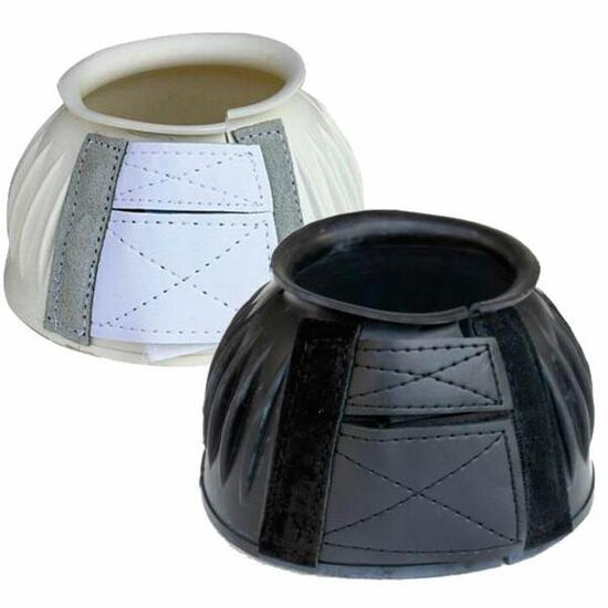 Otwarte gumowe dzwonki dla koni + rzep Tattini