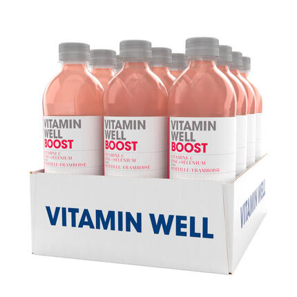 Boissons vitaminées - Vitamin Well Boost - Myrtille Framboise