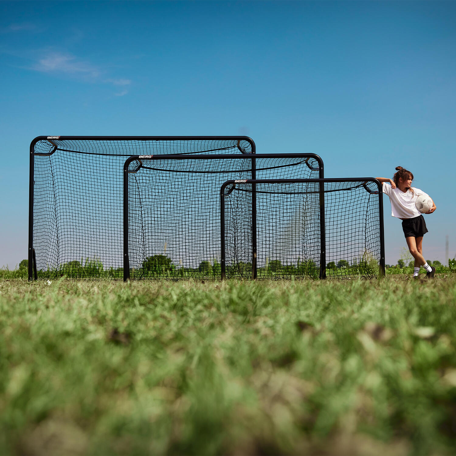 Porta da Calcio per Bambini con Rete di Precisione, Taglia S 6/7