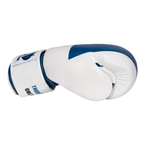 Gants de boxe Ali's Fightgear Legacy 14 oz Cuir véritable Bleu/Blanc 4/7