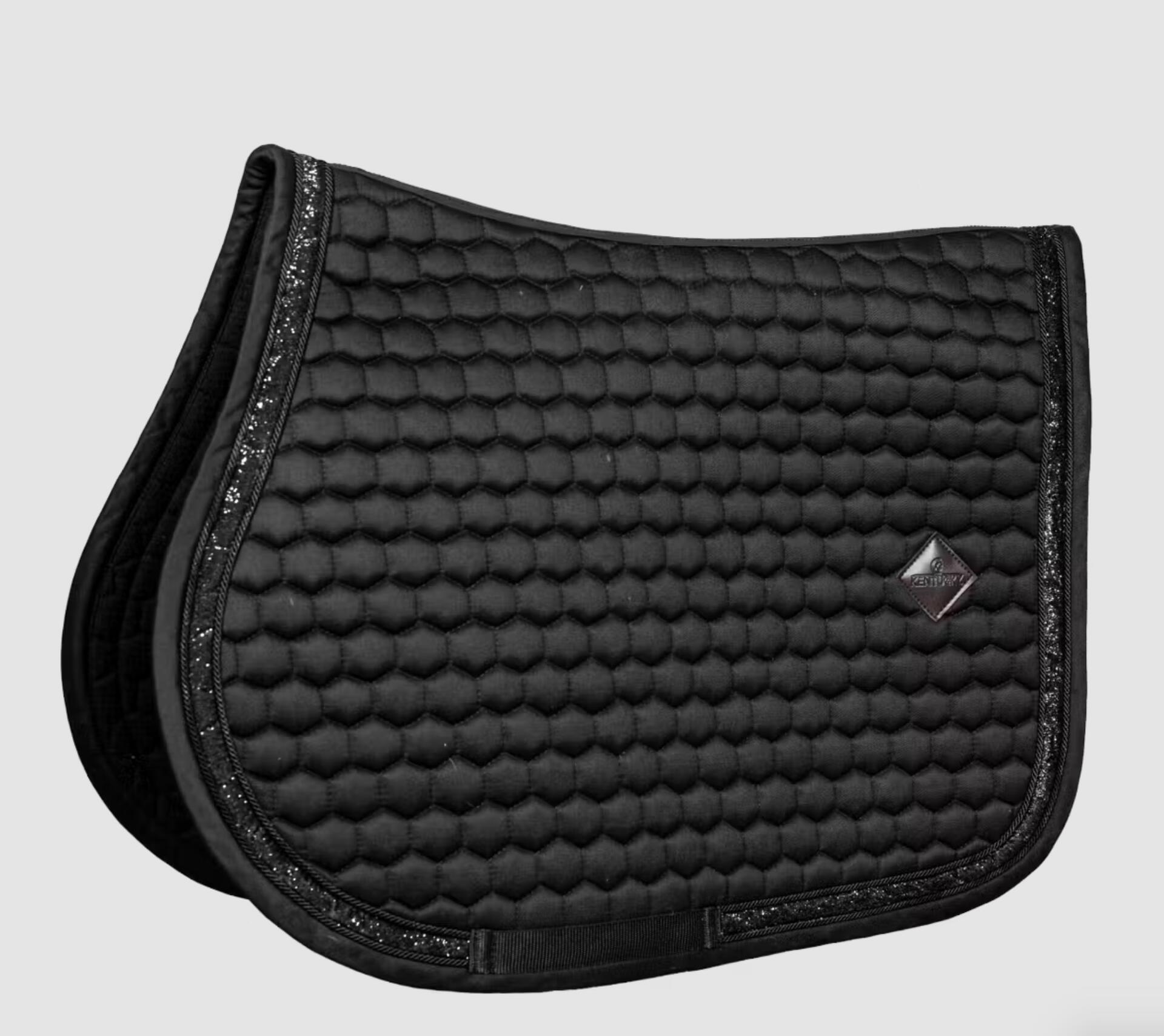 Tapis glitter band dressage beige 5/7