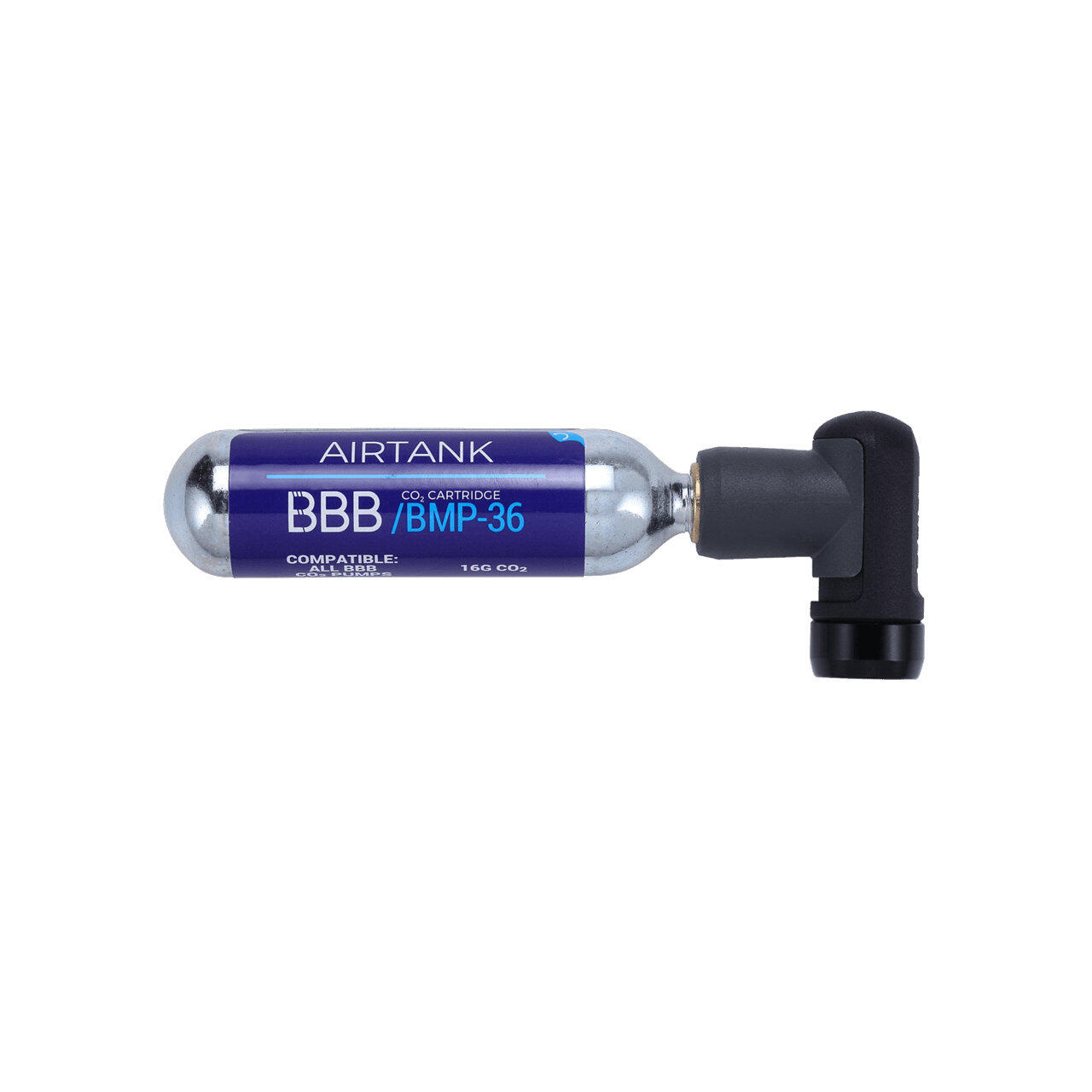 Mini-pompe CO2 BBB Cycling AirPush 2/3