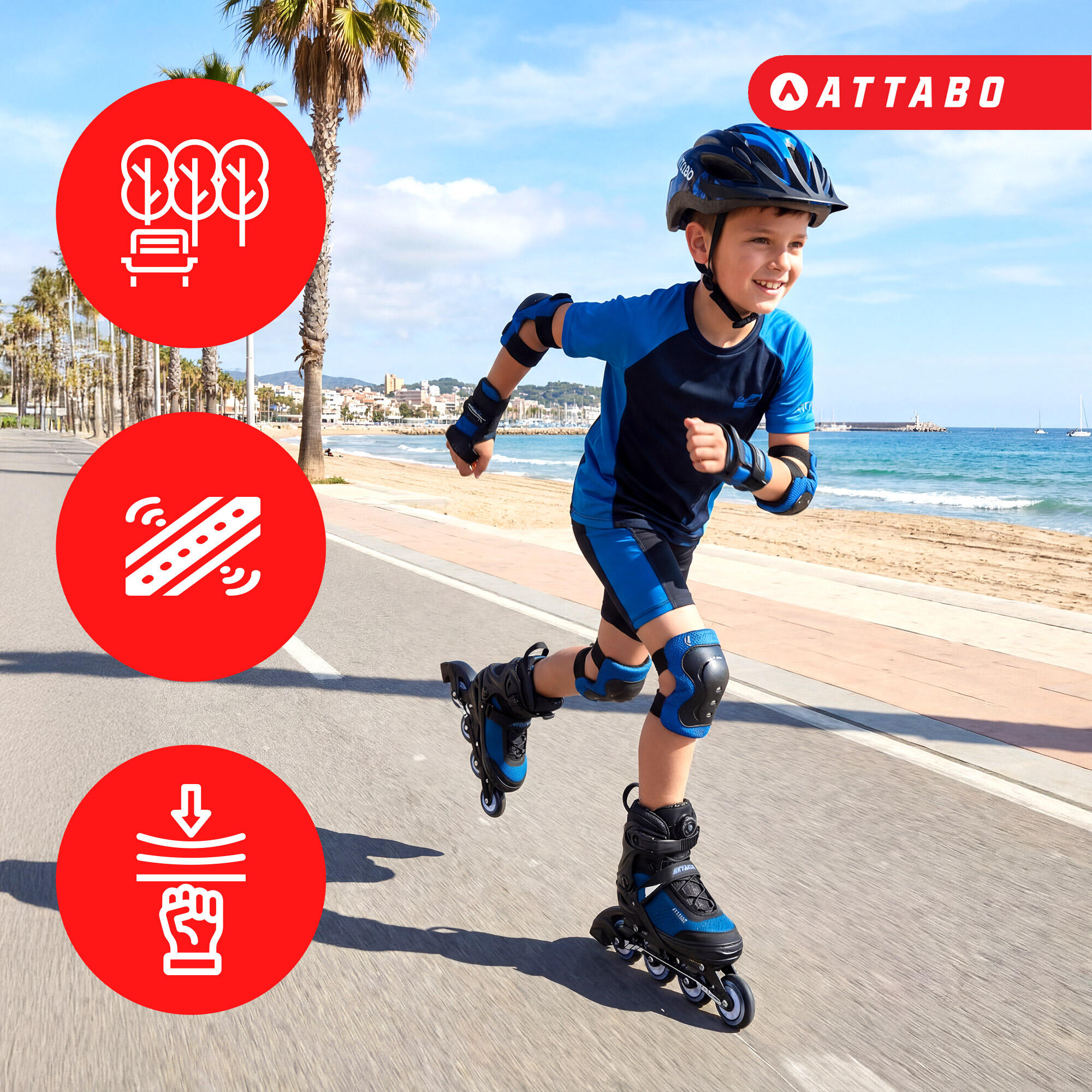 ATTABO Stormglider patines para niños 3/7