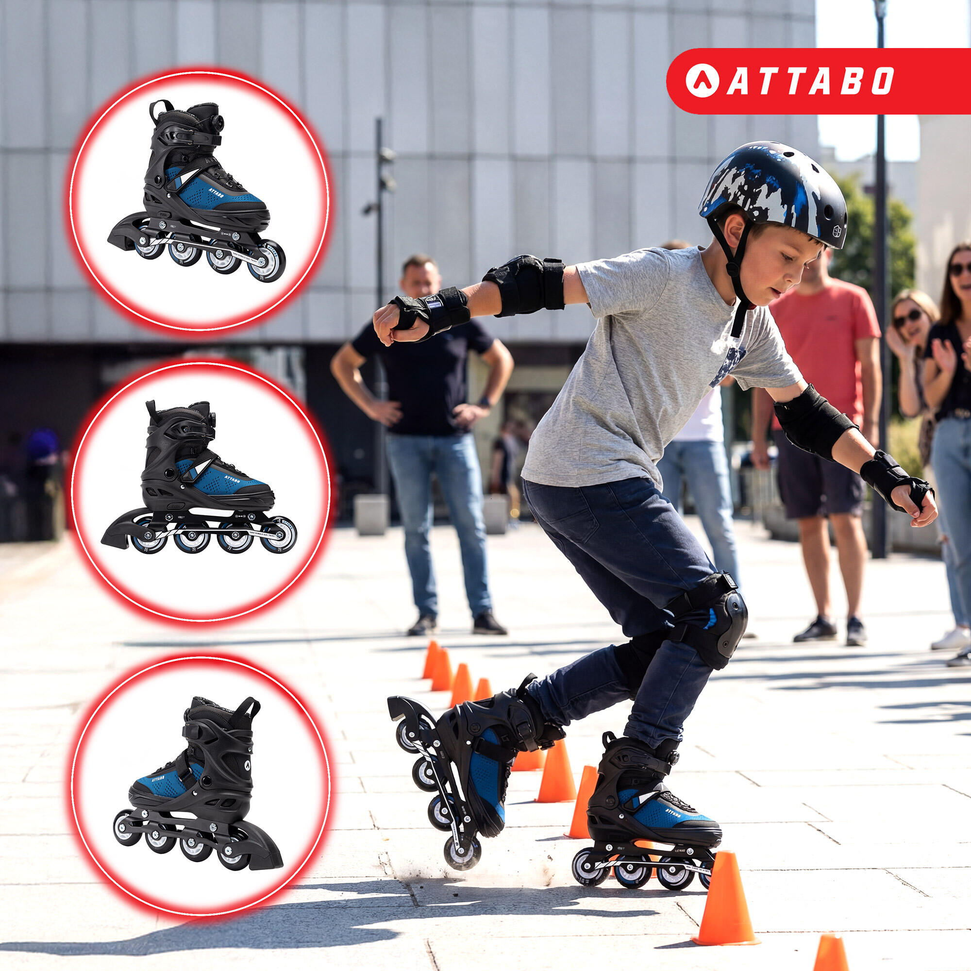 ATTABO Stormglider patines para niños 5/7