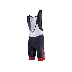 Cuissard à bretelles VTT Endurance 6.0 léger et élastique Rouge pour Homme