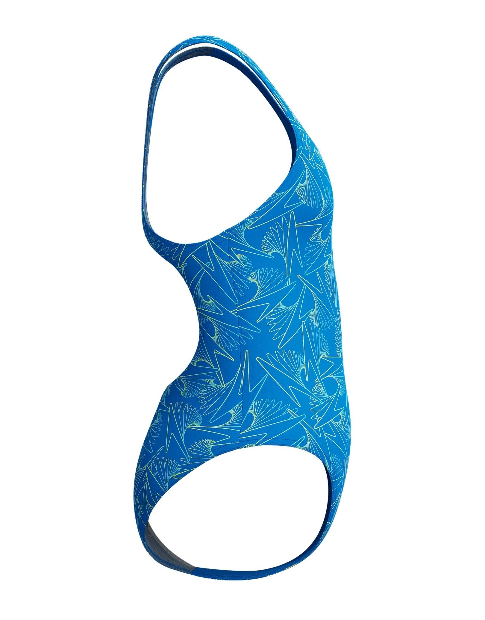 Costume da bagno 1 pezzo per bambina Speedo Hyperboom Allover Medalist 4/5