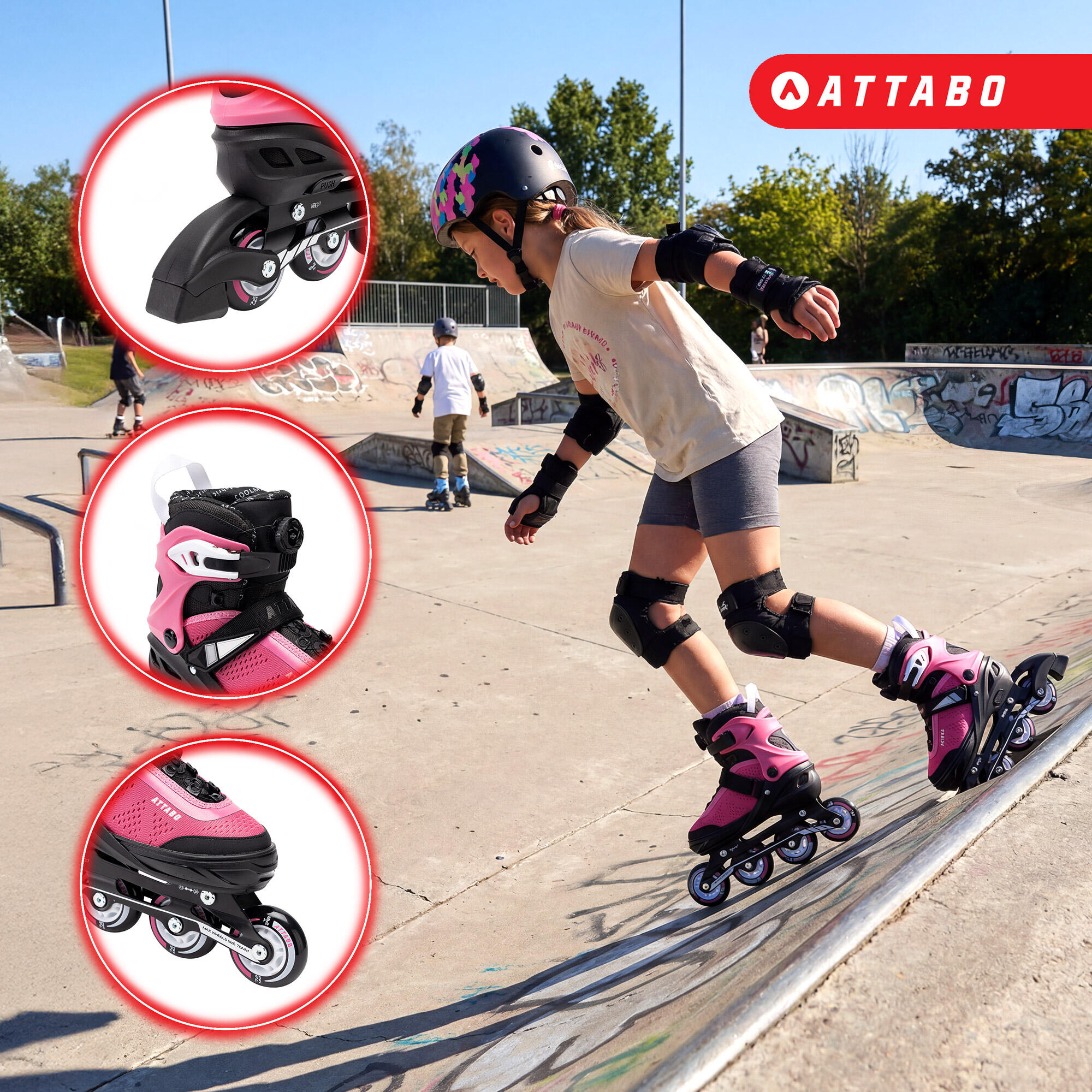 Patins infantis ATTABO Stormglider 5/7