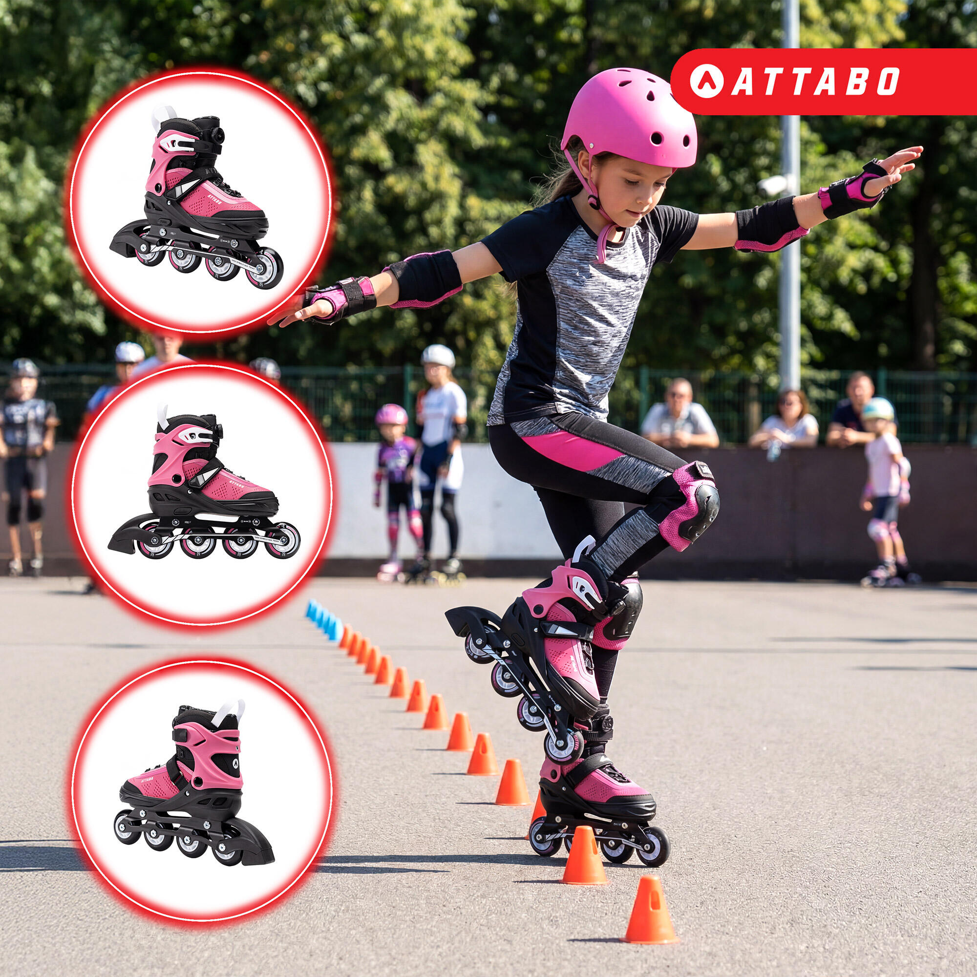 Patins infantis ATTABO Stormglider 4/7
