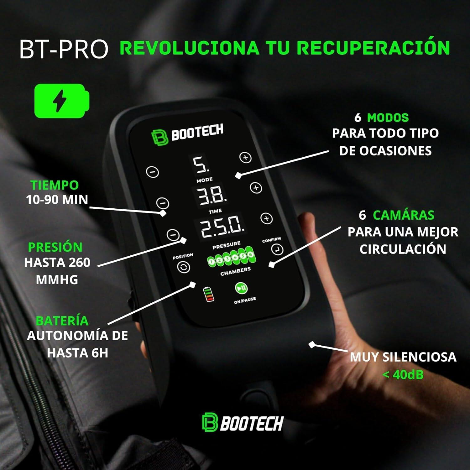 Bottes de pressothérapie BT-PRO 6.0 avec 6 chambres à air – Appareil de massage 2/7