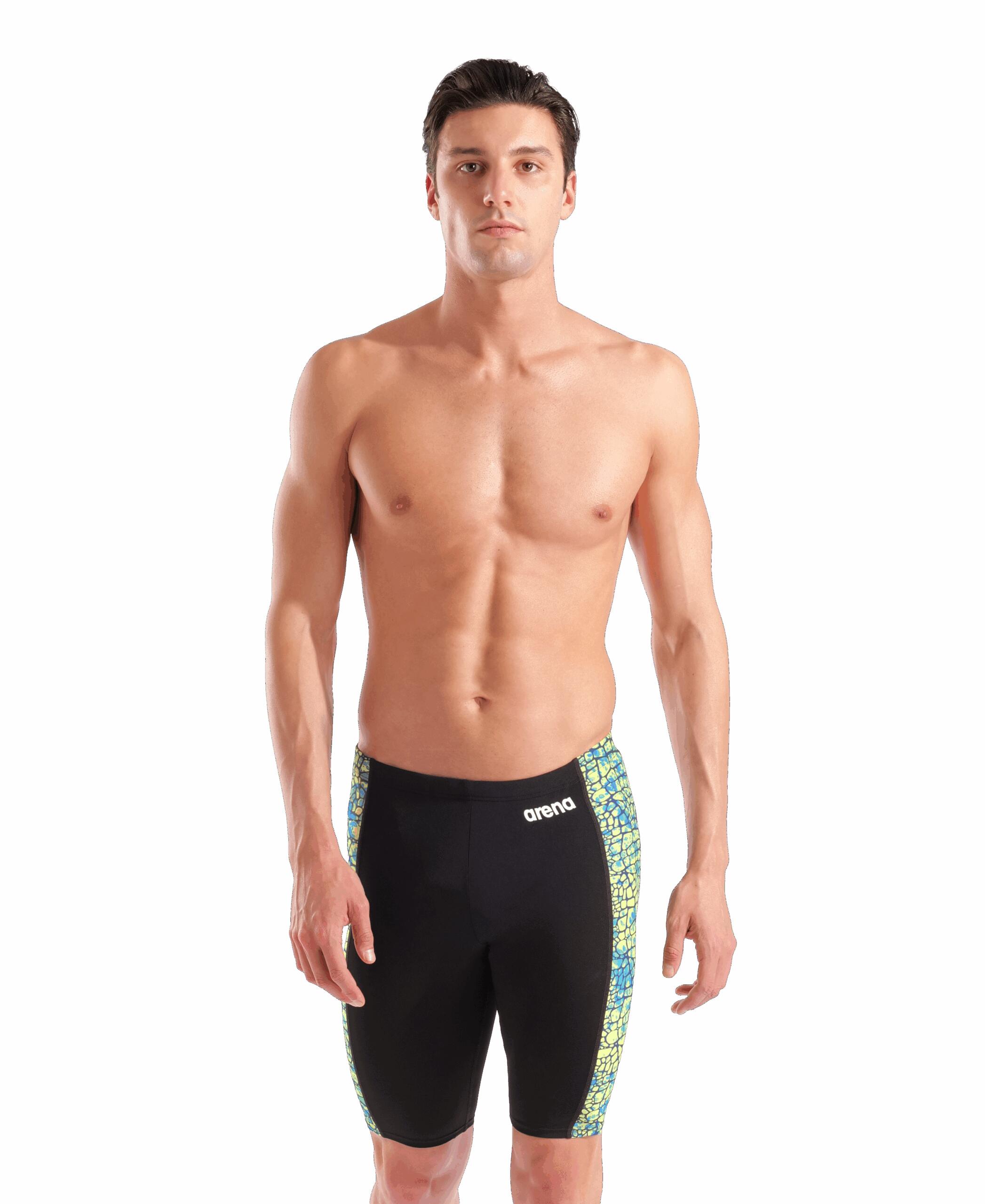 Swim jammer Arena Snakeskin Verde 3/5