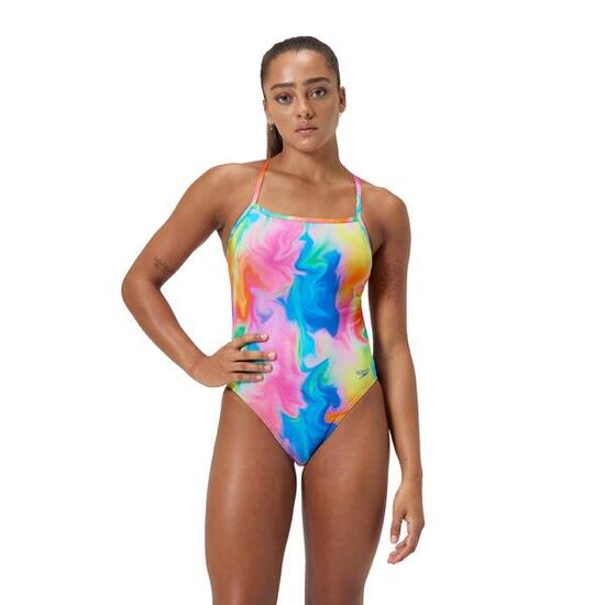 Costume da bagno Speedo Printed V-Back Multi
