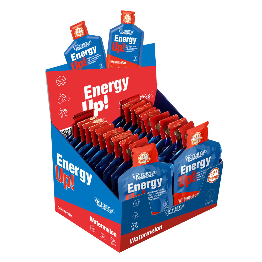 Victory Endurance - Gels Énergétiques - Energy Up! - Pastèque - Gel Énergétique - Decathlon