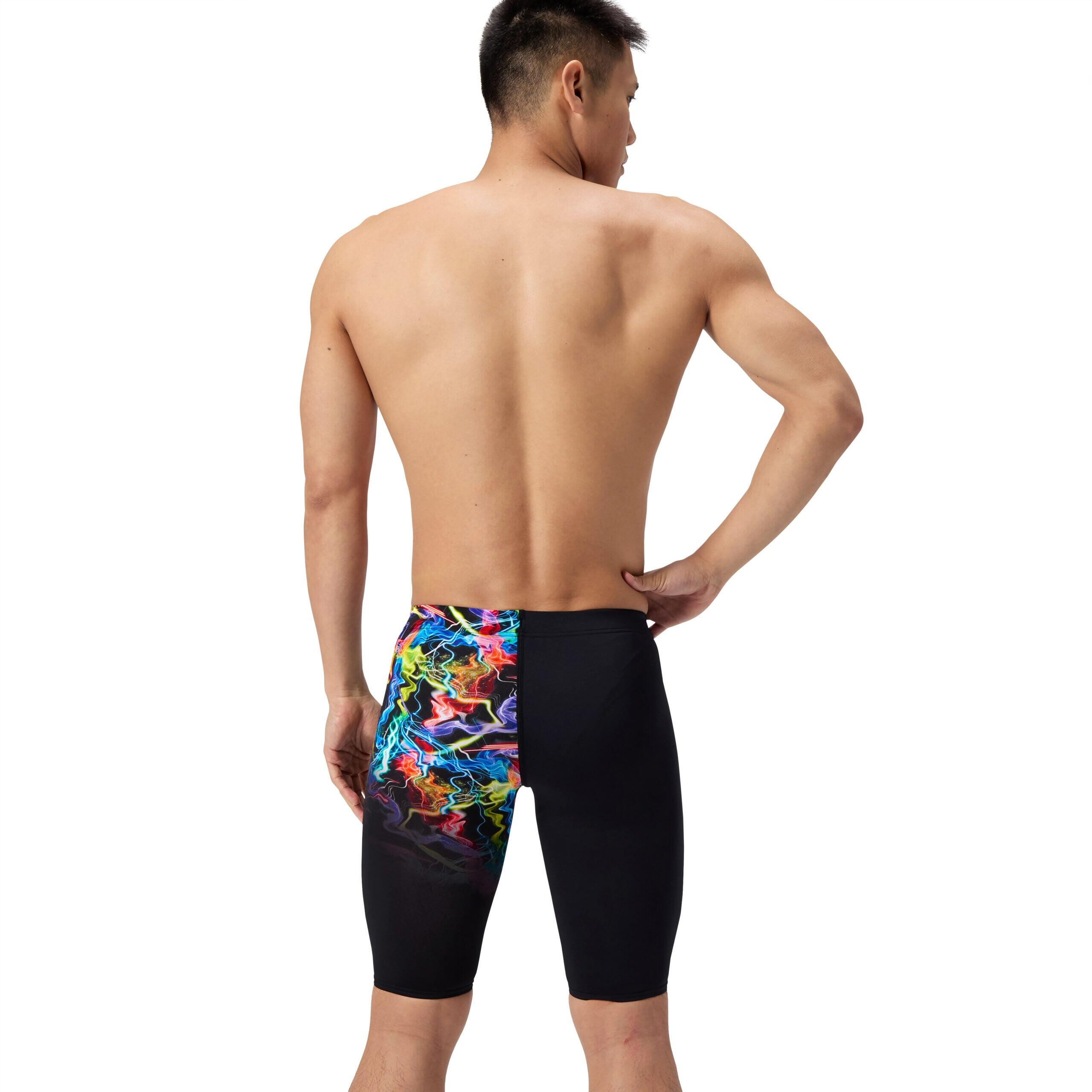 Swim jammer Speedo Eco Endurance+ Placement Print Blu/Giallo 2/7