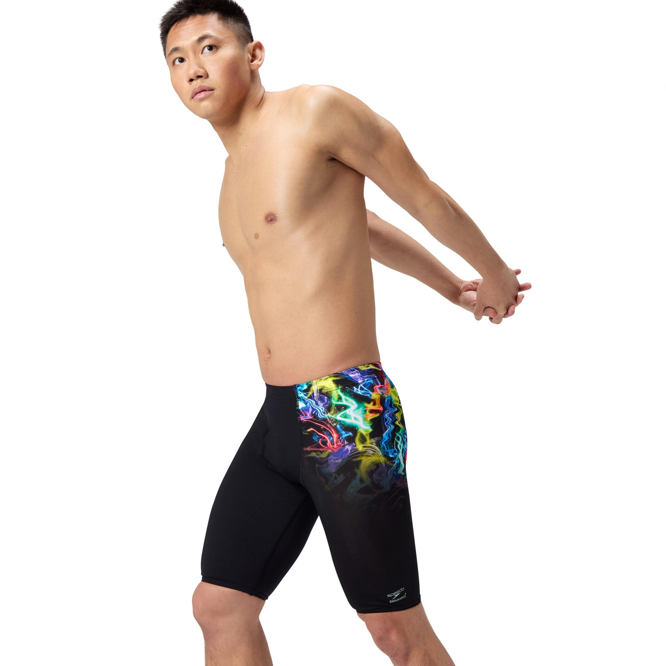 Swim jammer Speedo Eco Endurance+ Placement Print Blu/Giallo 4/7