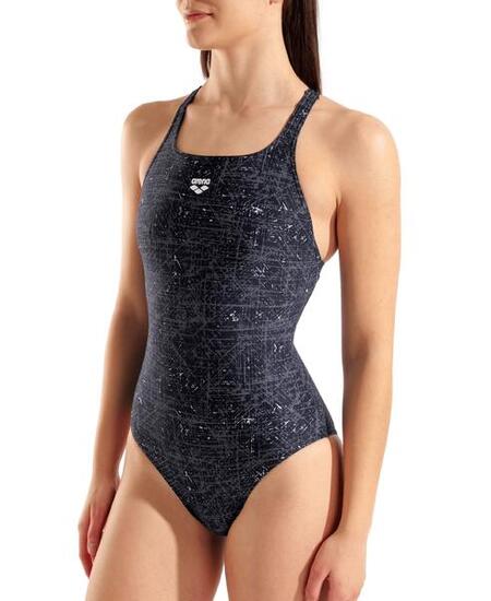 Arena Badpak Swim Pro Back Ribbed Zwart