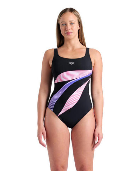 Maillot de bain Arena Rosalba U Back C Cup Noir-Multi