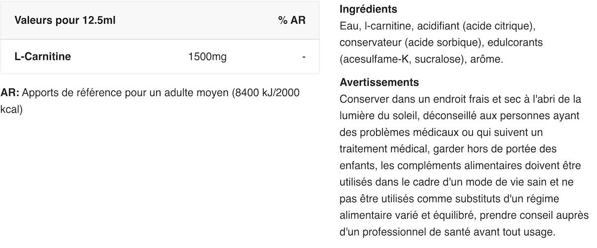 L-Carnitine 3000 - 25ml Limão da Biotech USA 2/5