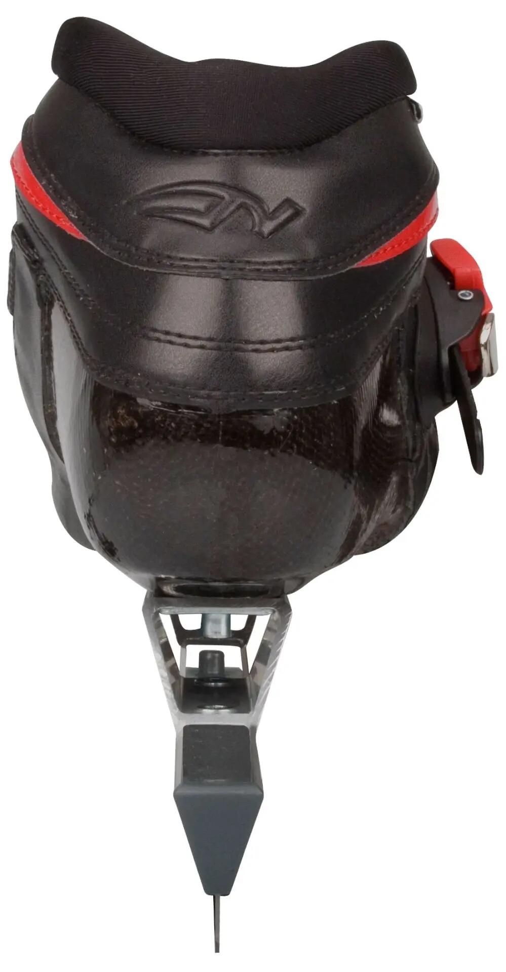 Nijdam Norvégiens patinage modèle de couche de carbone noir / rouge 40 2/5