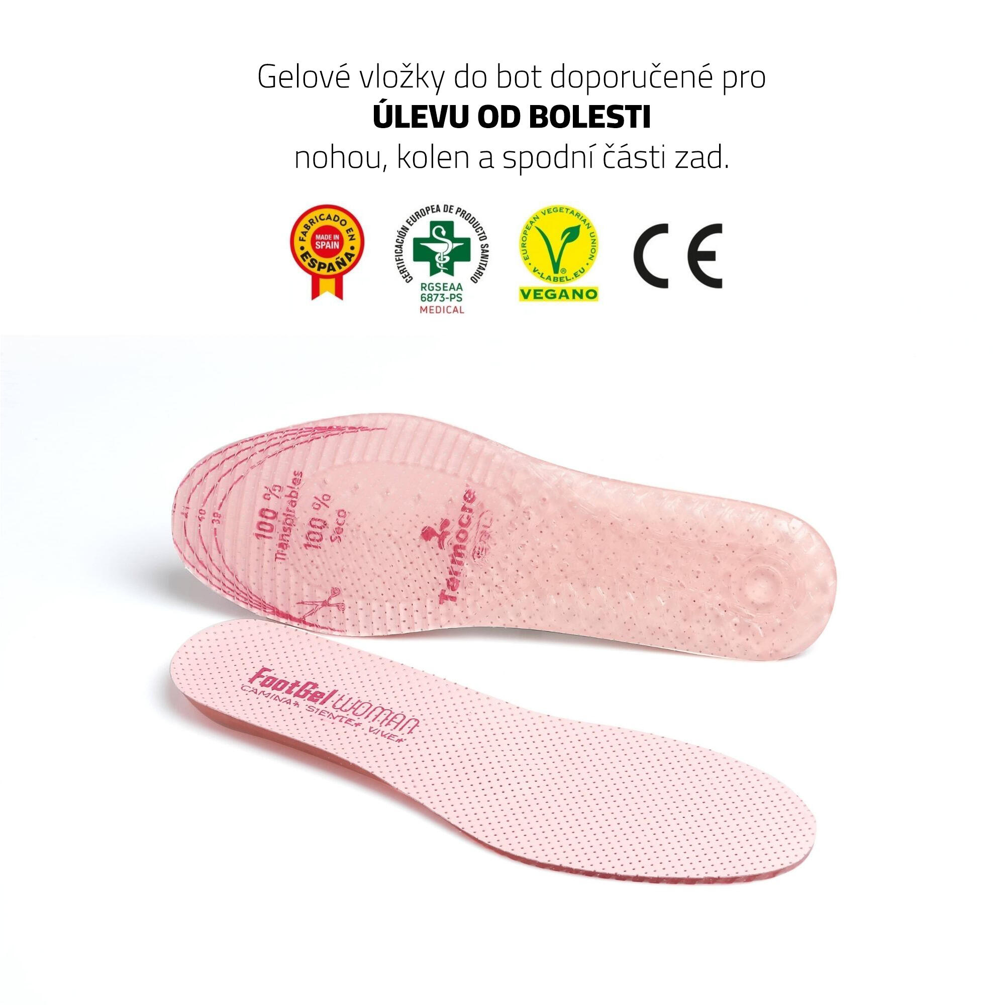 Vložky do bot FOOTGEL WALKING 2/5