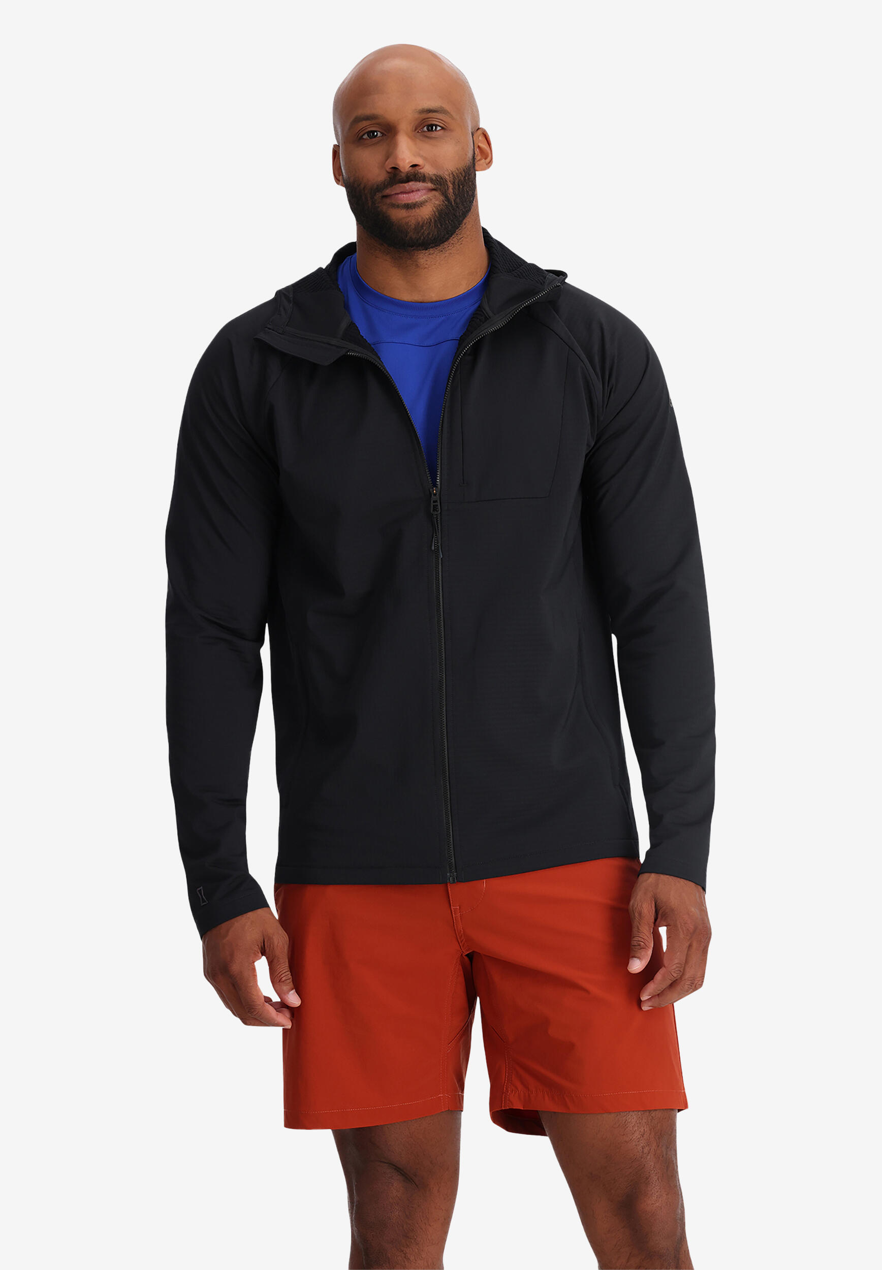 Hoodie Ski, Hiking, Outdoor Herren - GRIDWEB FLEECE 2/7