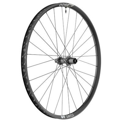Achterwiel met steekas dt swiss m1900 boost tubeless ready disc centerlock shima