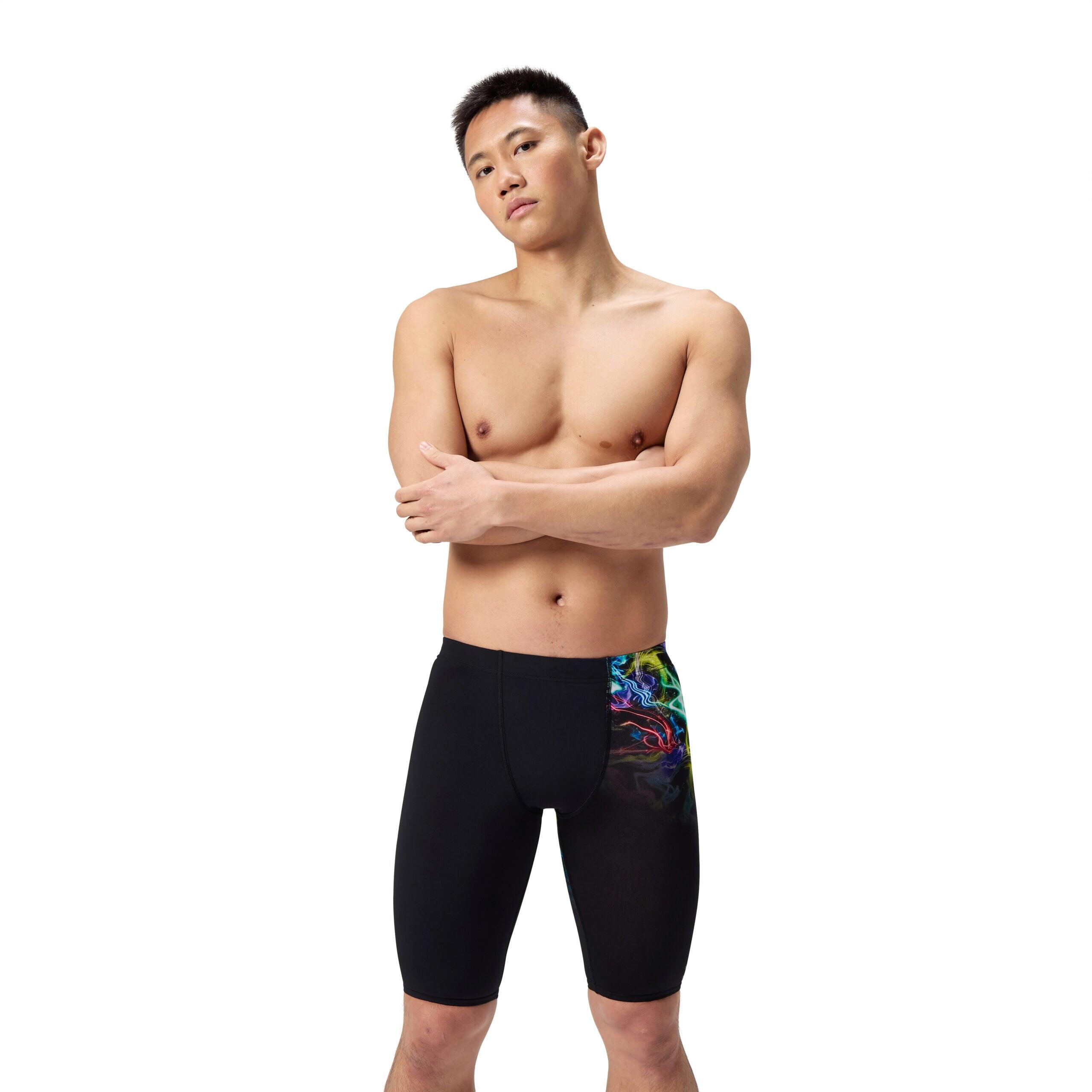 Speedo - Jammer Speedo Eco Endurance+ Placement Print Bleu/jaune - Bas De Maillot De Bain - Bleu - 44 L - Decathlon