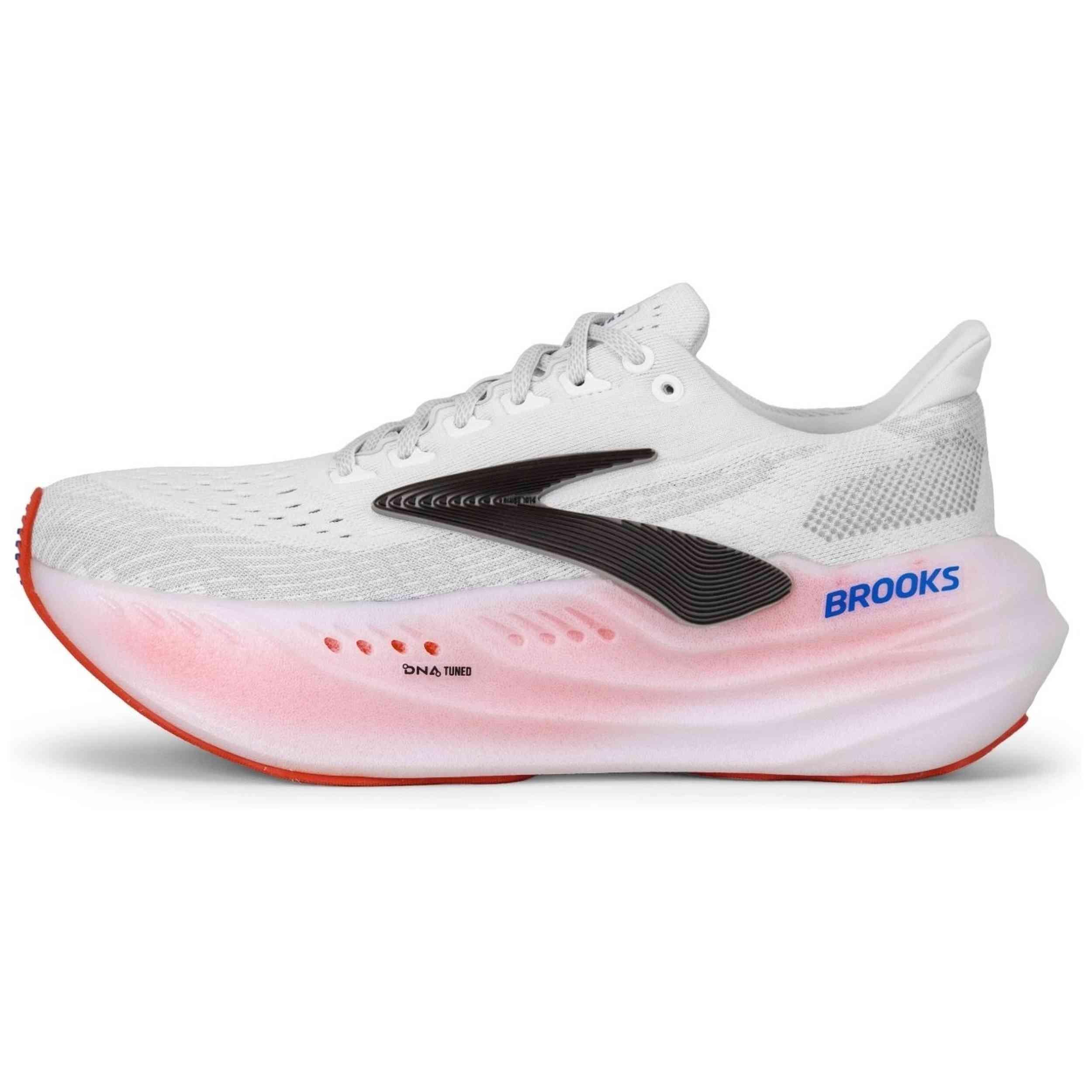 Brooks - Chaussures De Course Brooks Modèle 1204361b118 Pour Femmes - Chaussures D'Athlétisme - Blanc - Decathlon
