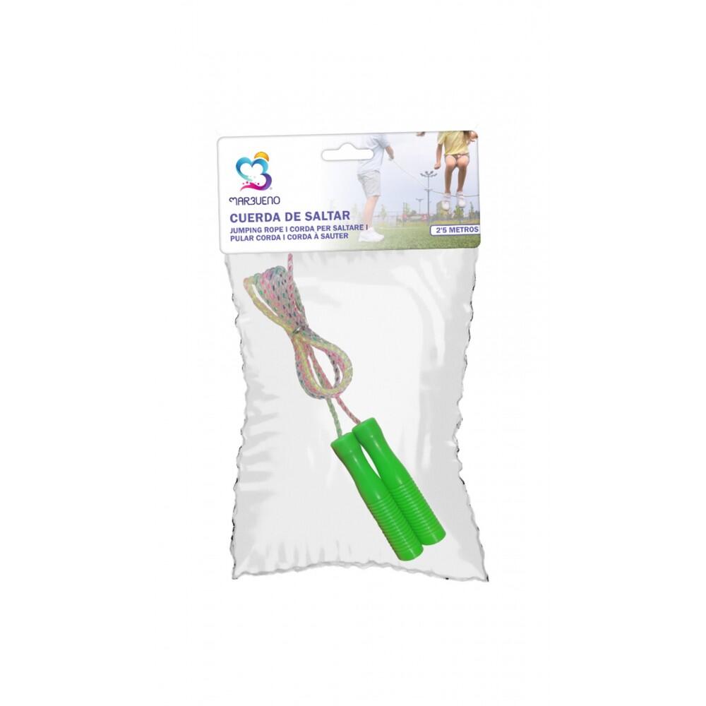 Cuerda de saltar Marbueno 4mmx2,5m con mango de plástico 2/2
