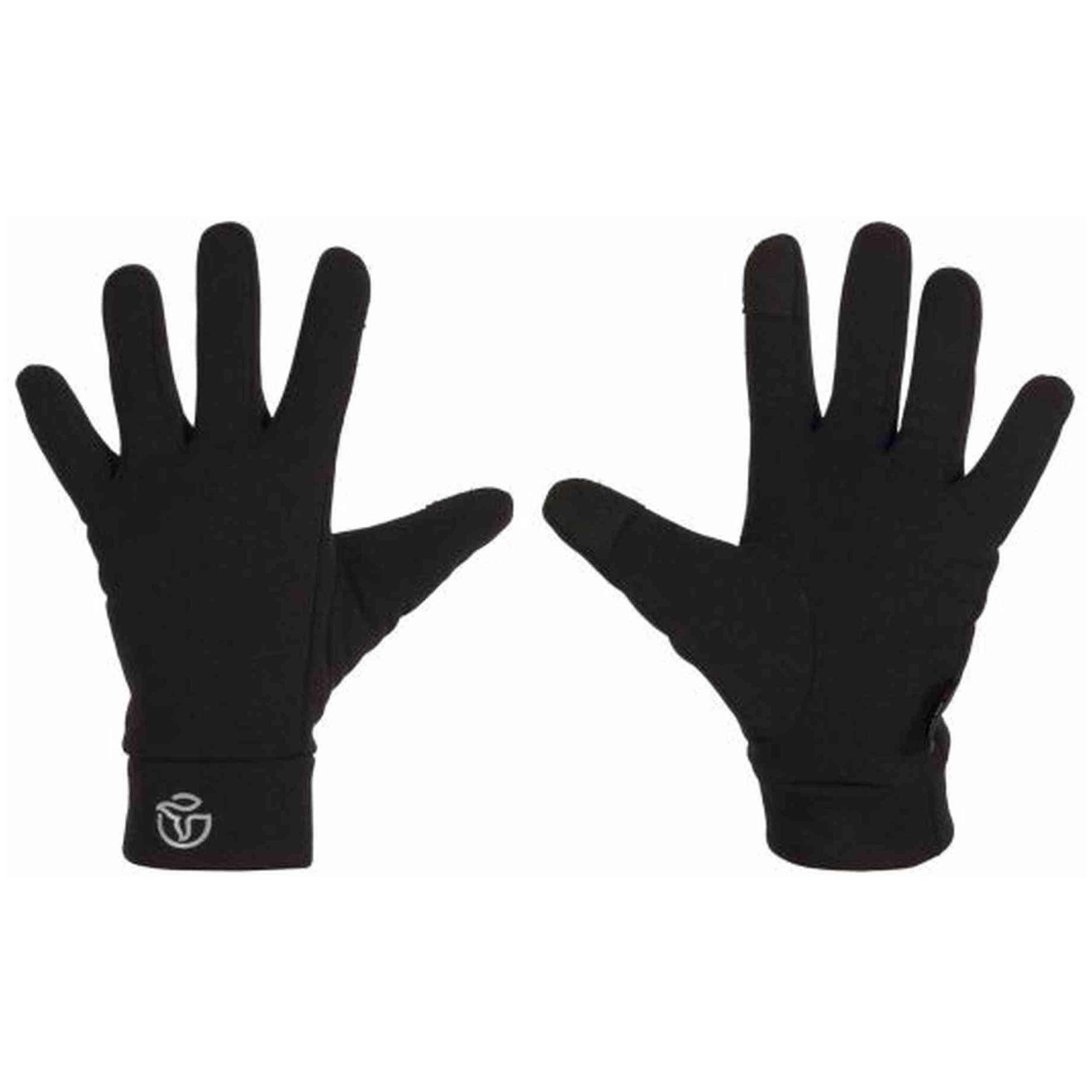 Guantes Ternua Laks R Negro Tejido Polartec 2/2