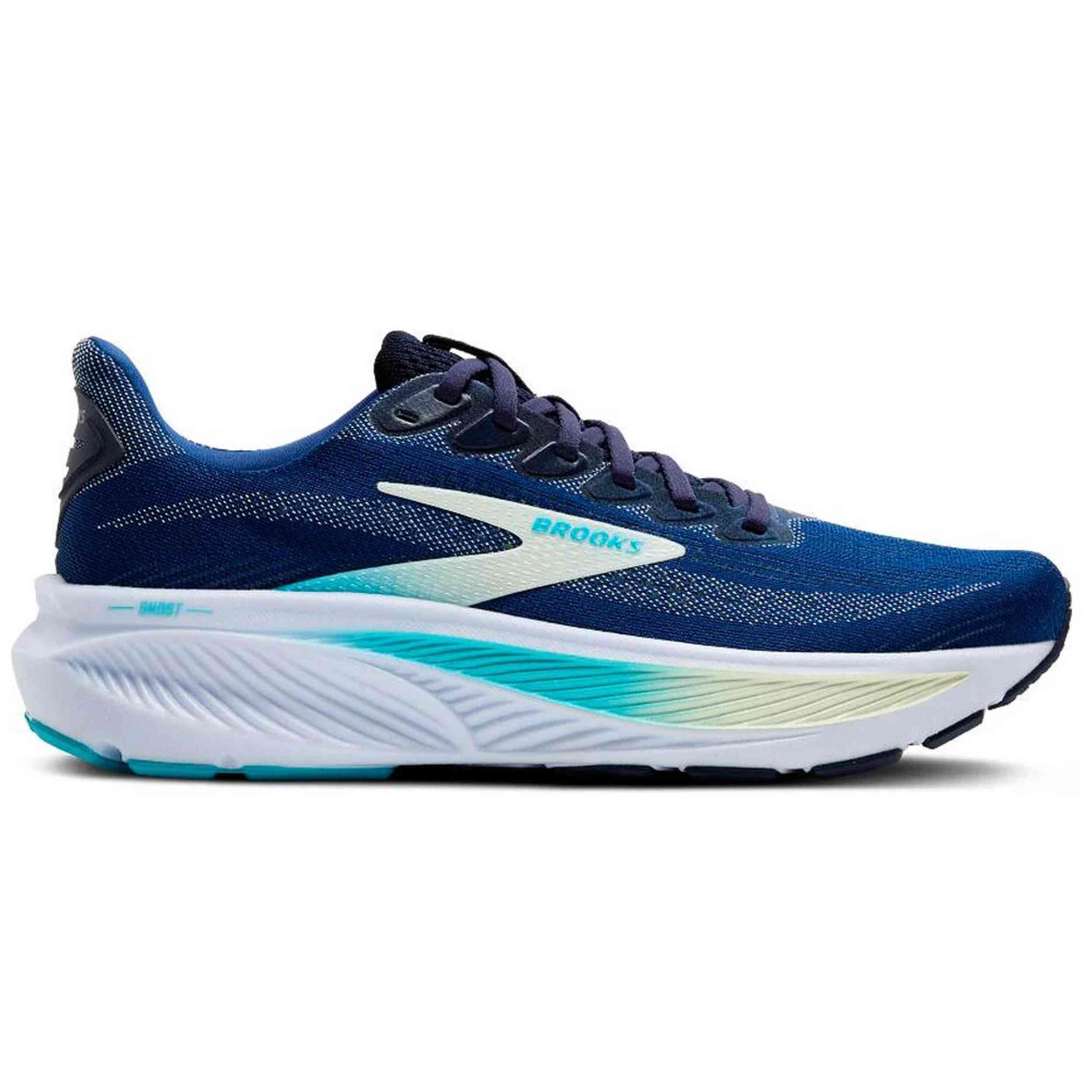 Brooks - Chaussures De Course Brooks Modèle 1204311b458 Pour Femmes - Chaussures D'Athlétisme - Bleu - Decathlon