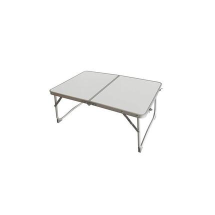 Mesa Plegable Marbueno para Camping y Playa, Aluminio Blanco