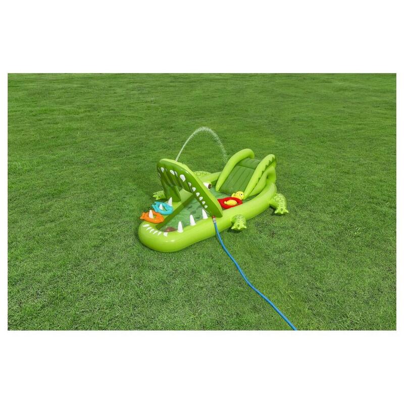 Spatiu de joaca gonflabil Bestway - Later Gator, 234 x 163 x 87 cm, Verde