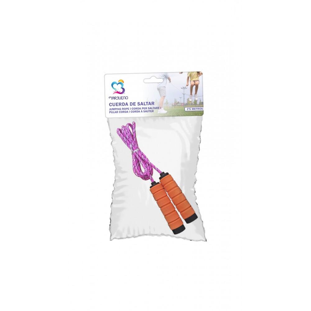 Cuerda de saltar Marbueno con mango de foam 5mmx2,5m 2/2