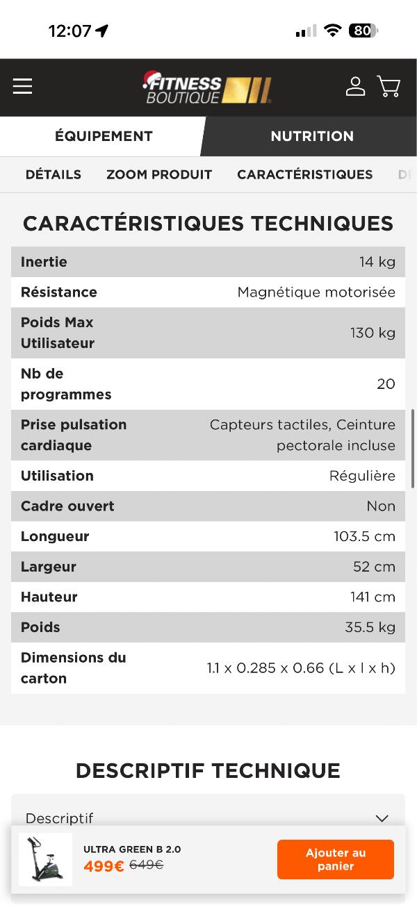 Entre Particuliers - Vélo appartement moovyo 4/4