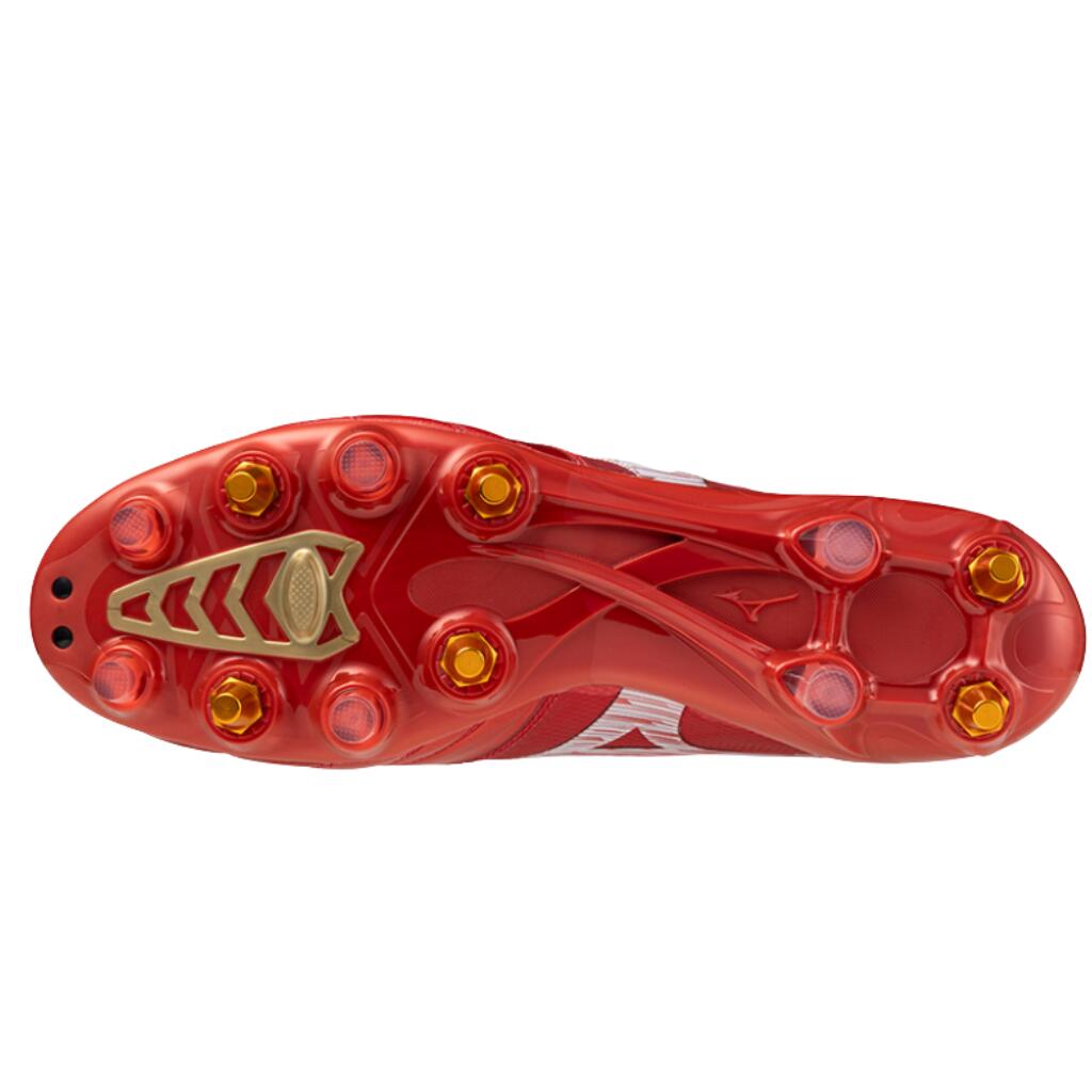 Crampons Mizuno Morelia Neo IV Beta Japan rouge cuir 2/6