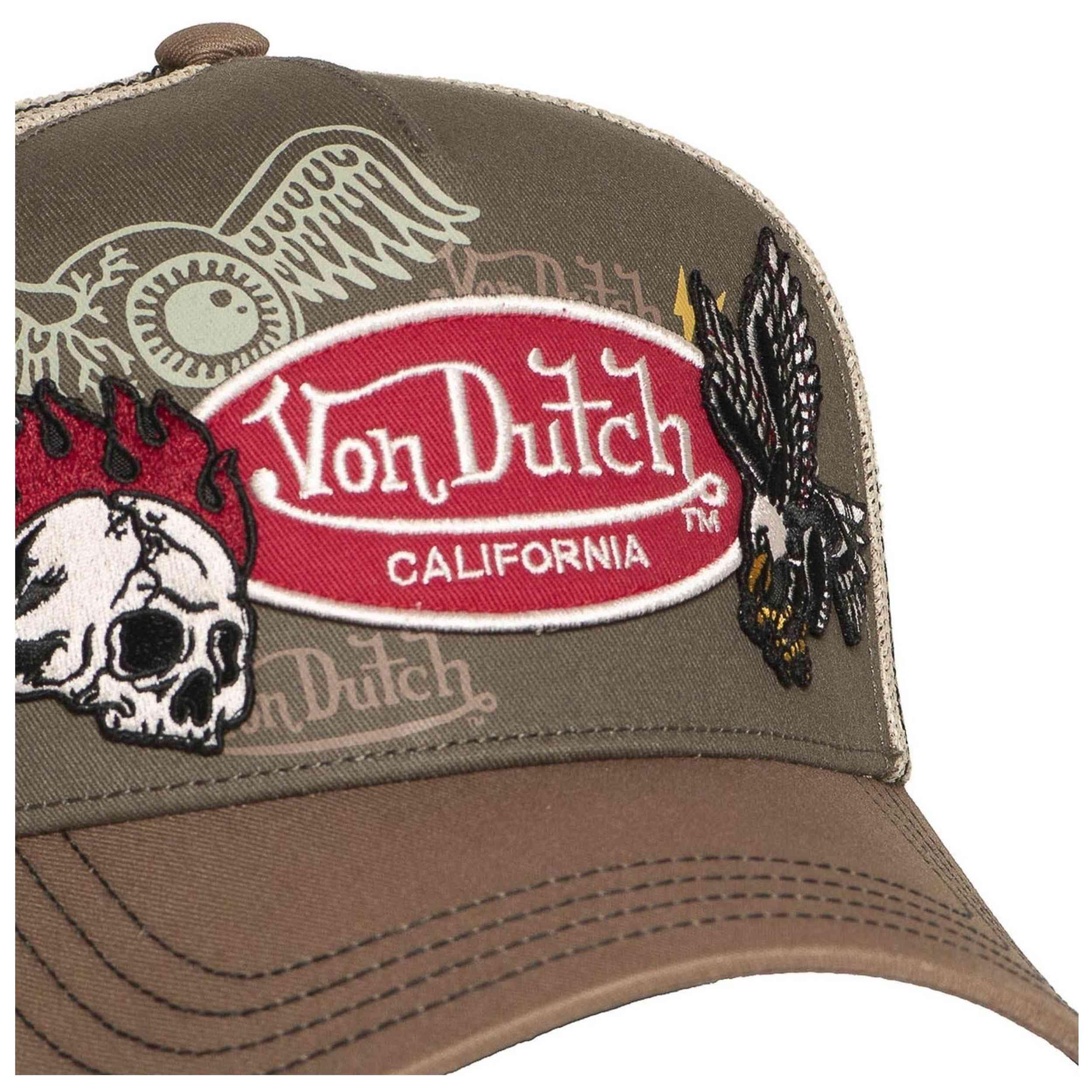 Casquette Von dutch modèle VD-1-CT-PATCHES-12 pour unisexe 4/5