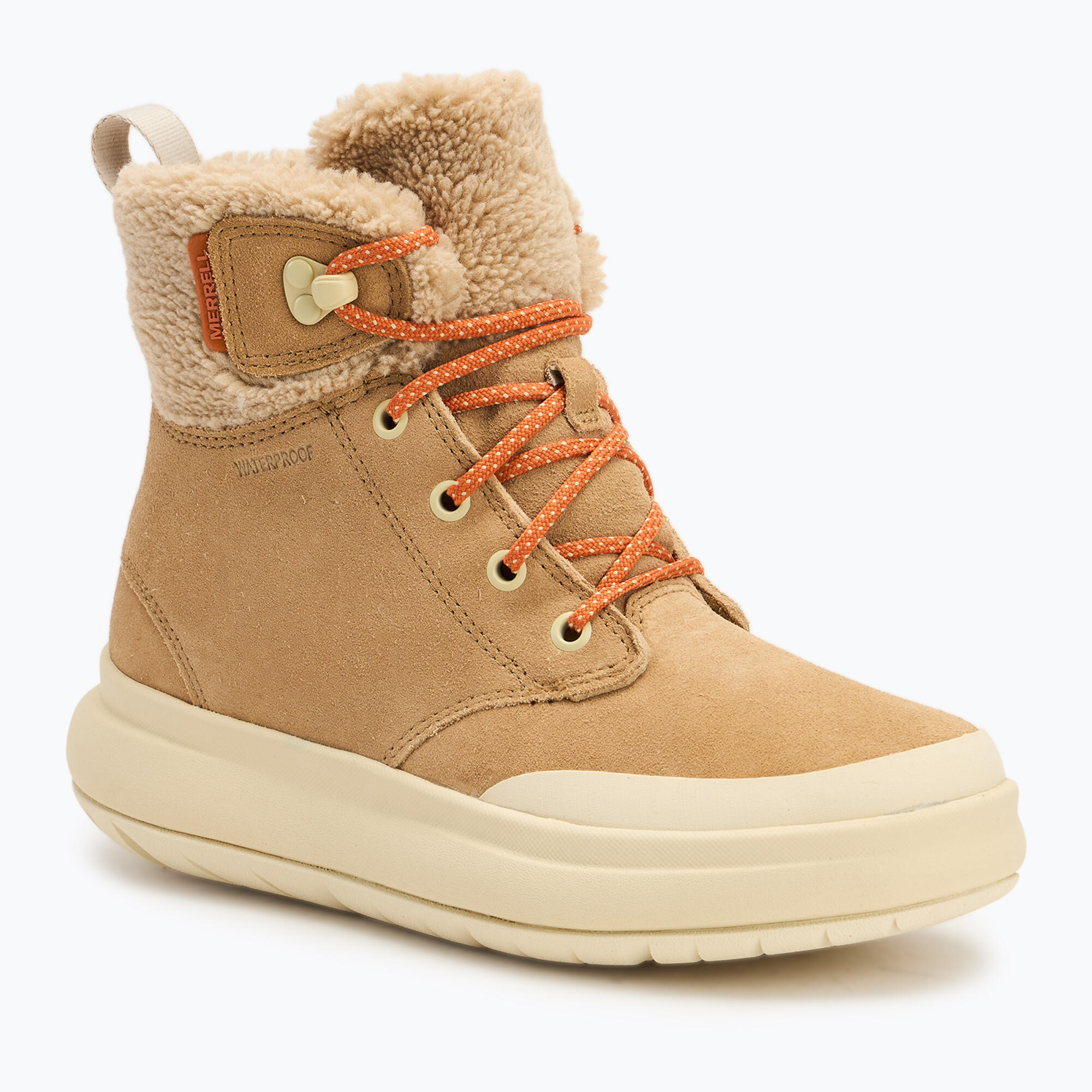 Merrell - Chaussures Femme Merrell Marquette Thermo Lace Wp - Bottines - Beige - 38 - Decathlon