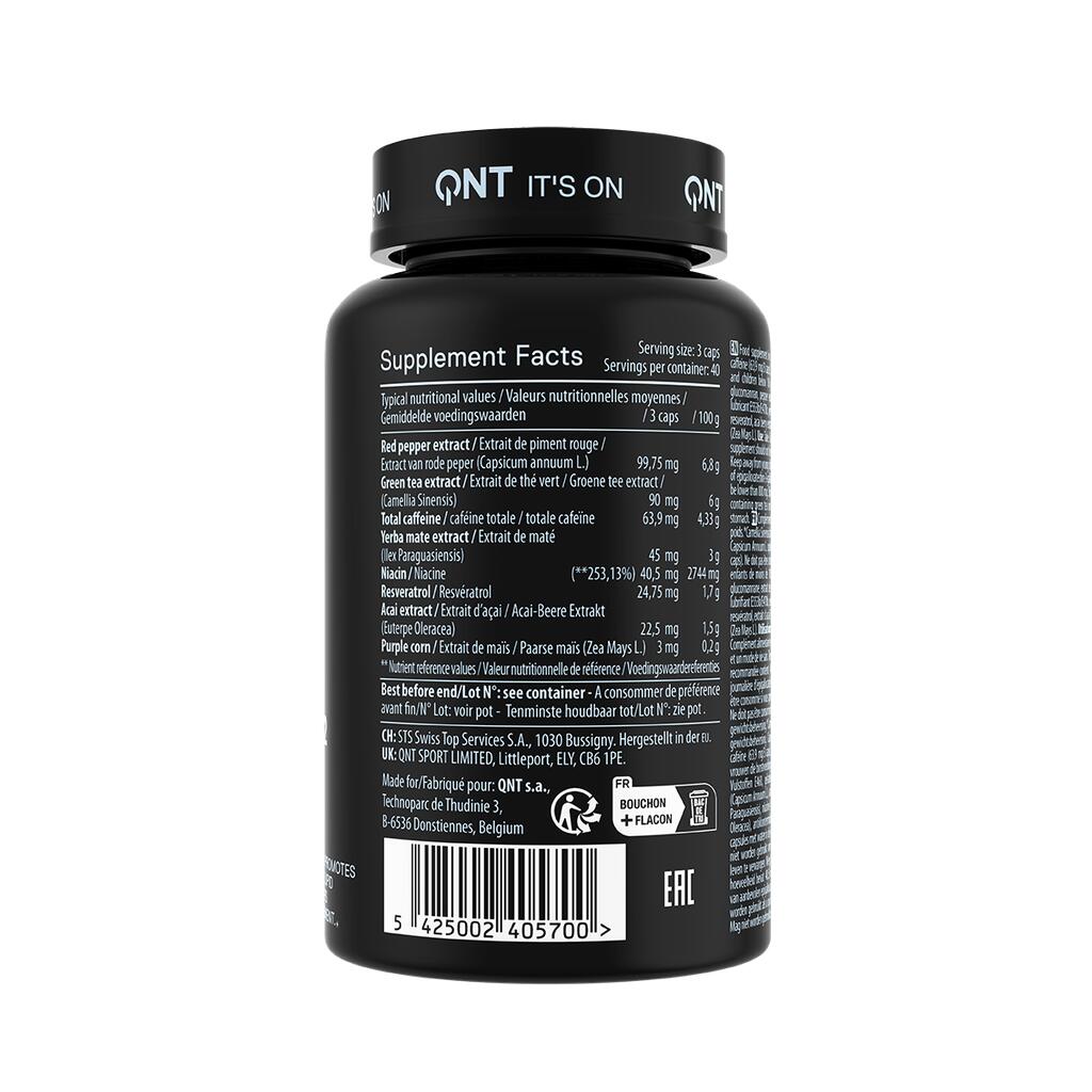 QNT Riptek V2 Thermogenic Brûleur de Graisse - 120 Capsules 3/4
