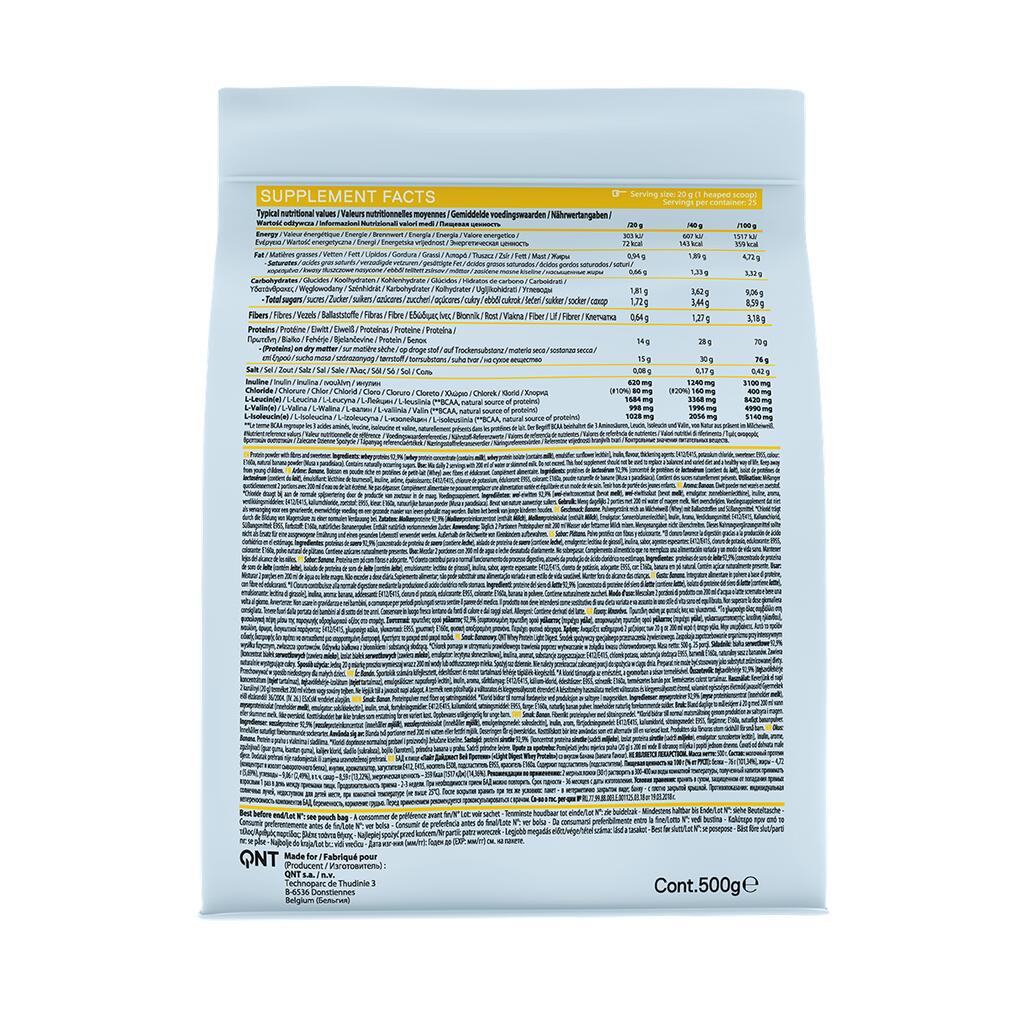 LIGHT DIGEST WHEY PROTEIN - Banana - 500 g 2/4