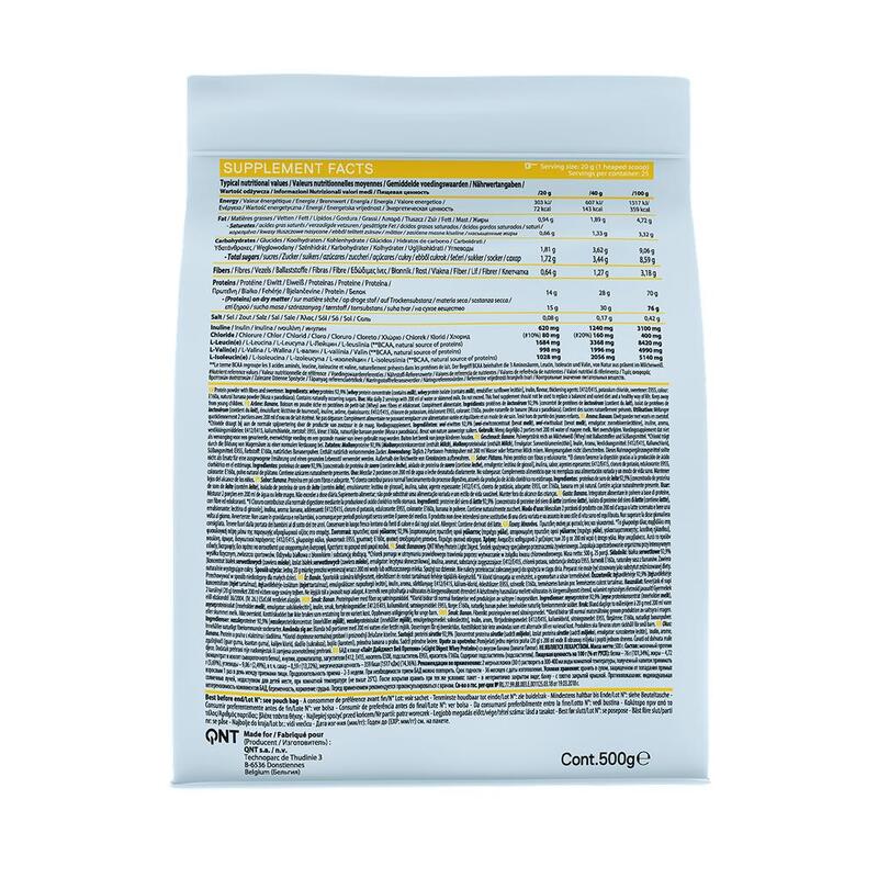 Fehérjedús táplálék QNT Light Digest Whey Protein - Banane