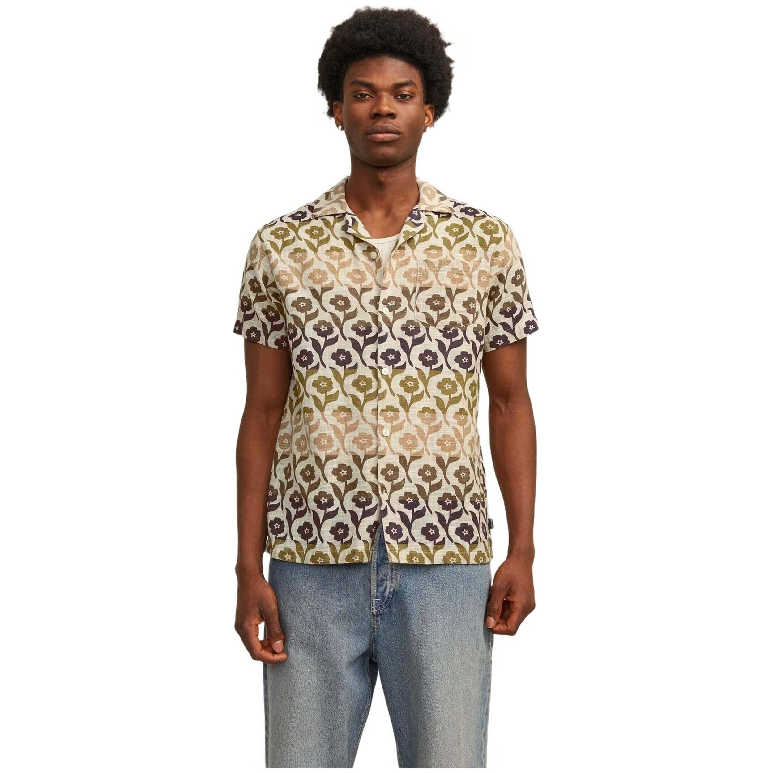 Jack&jones - Chemise Jack&jones Modèle 12254951-cub Pour Homme - Surchemise - Marron - Decathlon