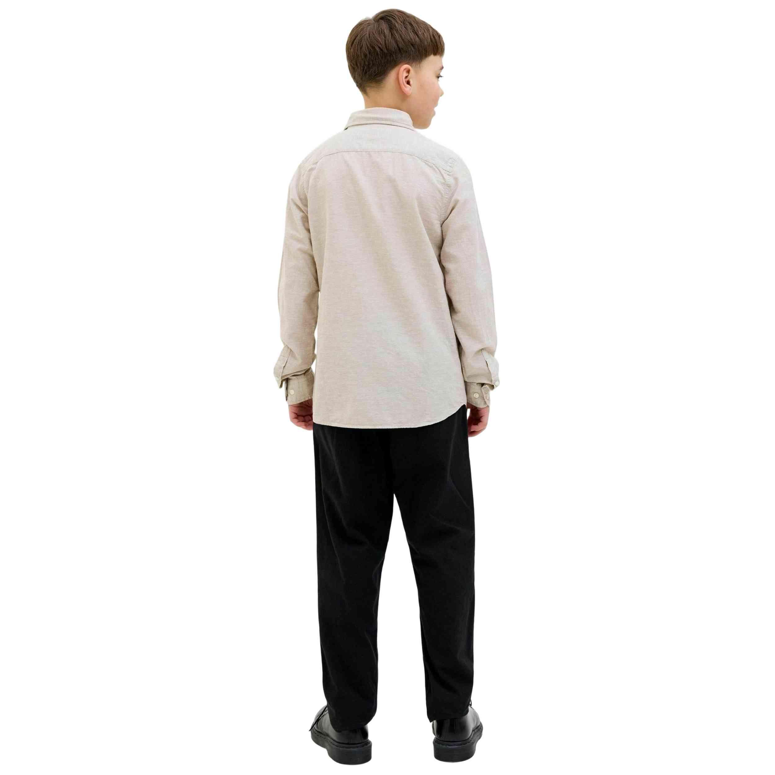 Chemise Jack&jones modèle 12268988-BEIG pour enfants 3/5