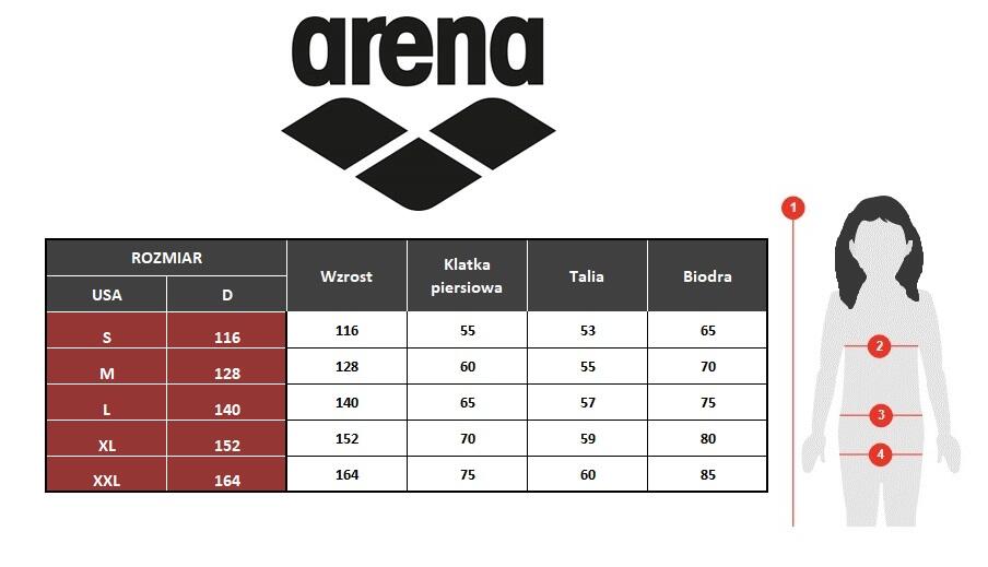 Strój startowy pływacki dla dziewczynek Arena Girls Junior Powerskin St 2.0 7/7