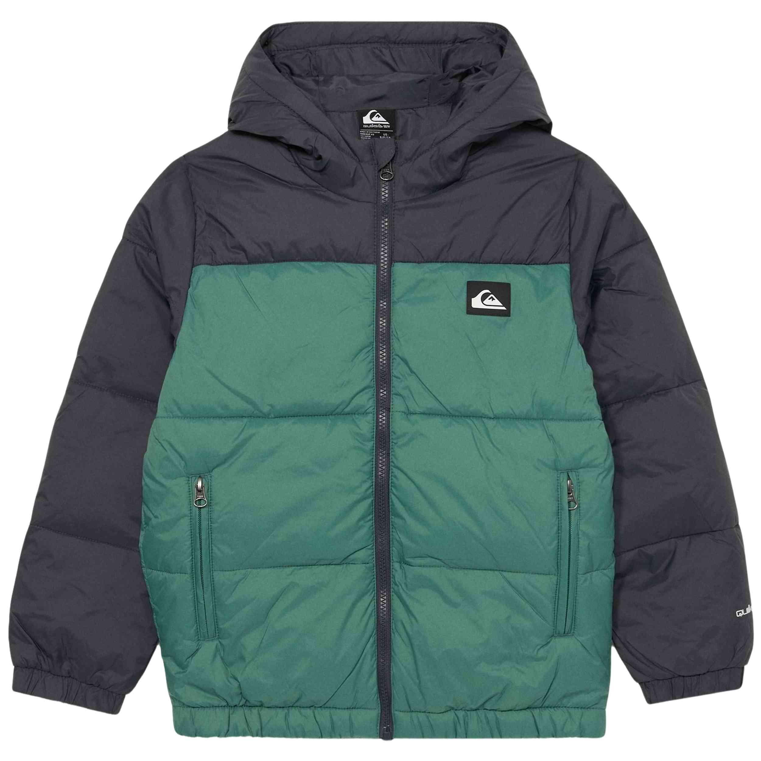 Quiksilver - Manteau Quiksilver Modèle Eqbjk03343-ksh0 Pour Enfants - Doudoune Synthétique - Vert - Decathlon