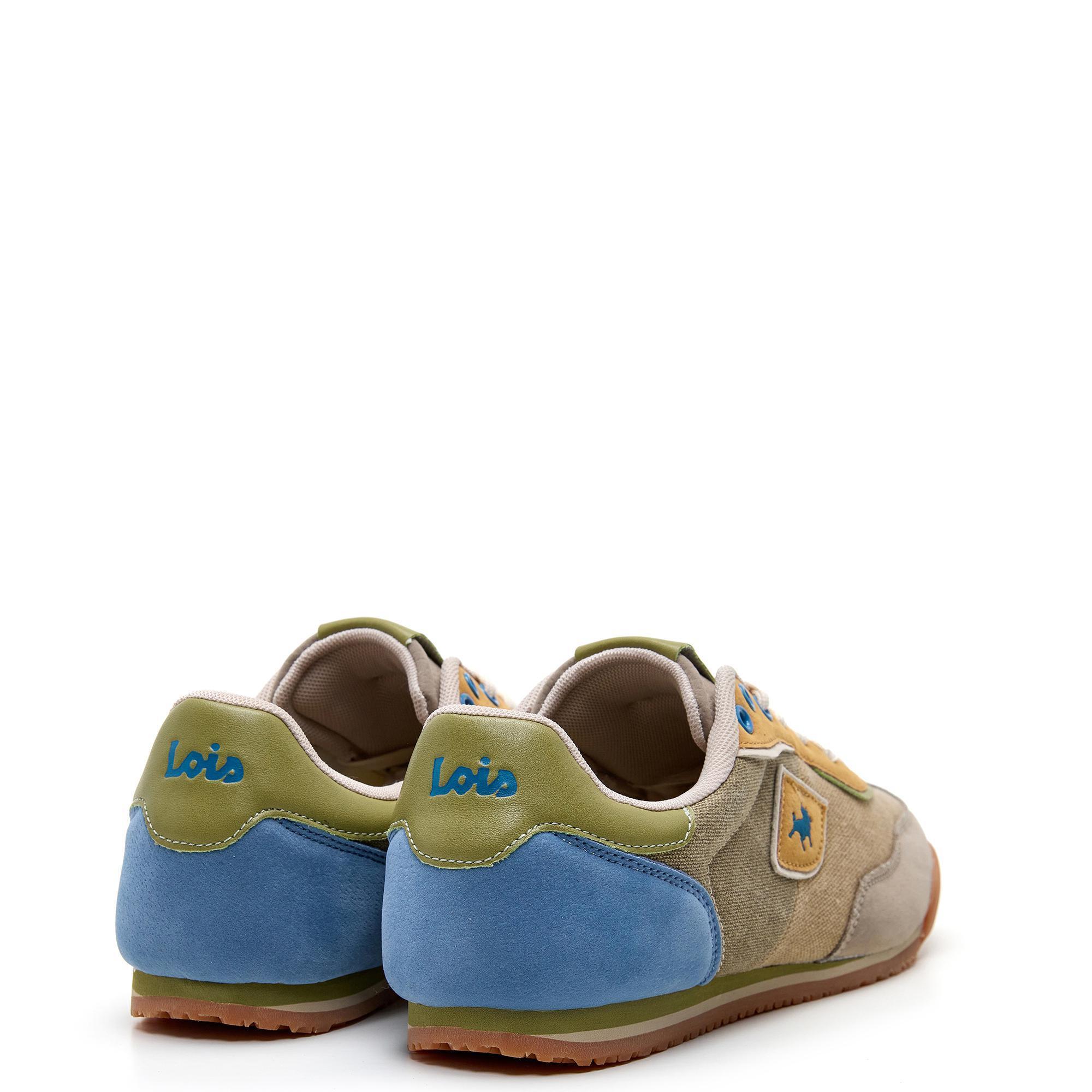 Zapatillas Hombre Lois 64537 Beige 3/5