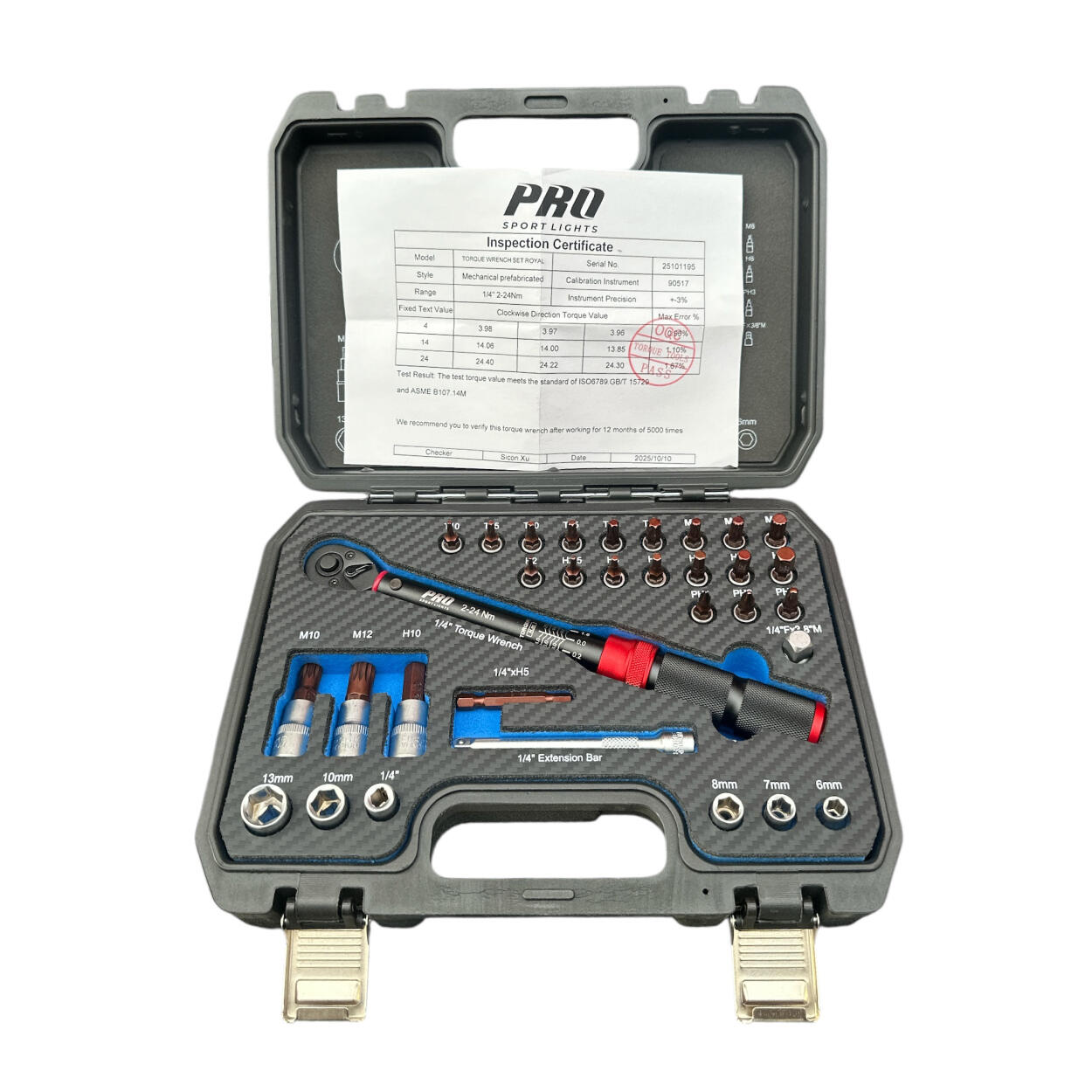 Momentsleutel Fiets 32-delig Set 2-24 Nm 5/7